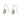 Wire Hook Earring - Brass - 18K Real White Gold Plating - 3.8gr - MJ101435 - MinjuanRong