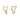 English Lock Earring - Brass - 18K Real Gold Plating - 3.3gr - MJ101419 - MinjuanRong