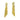 Push Back Stud Earring - Brass  - Cubic Zircon  - 316 stainless Steel Stud - 18K Real Gold Plating - 12.7gr - MJ101913 - MinjuanRong