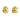 English Lock Earring - Brass - Zircon - 18K Real Gold Plating - 5.8gr - MJ101650 - MinjuanRong