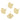 Push Back Stud Earring - Brass - 316 Stainless Steel Stud - 18k Real Gold Plating - 3.1gr -MJ101802 - MinjuanRong