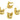 Push Back Stud Earring - Brass - 316 stainless steel stud - 18K Real Gold Plating - 7.4gr - MJ101211 - MinjuanRong