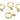 Huggie Hoop Wire Earring - Brass - Cubic Zircon - 18K Real gold plating - 2.7gr - MJ102034 - MinjuanRong