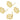 Push Back Stud Earring  - Brass - 316 Stainless Steel Stud - 18k Real Gold Plating - 3.1gr - MJ101805 - MinjuanRong