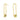 Push Back Stud Earring - Brass - 316 Stainless Steel Stud - 18K Real Gold Plating - 5.3gr. - MJ101949 - MinjuanRong