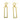 Push Back Stud Earring - Brass - 316 Stainless Steel Stud - 18K Real Gold Plating - 6.3gr - MJ101957 - MinjuanRong