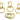Push Back Stud Earring - Brass - 316 Stainless Steel Stud - 18K Real Gold Plating - 8.3gr - MJ101981 - MinjuanRong