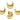 Push Back Stud Earring - brass - 925 silver stud-  18k Real Gold Plating - 13.96gr - MJ200922 - MinjuanRong