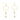 Wire Hook Earring - Brass -  316 stainless steel stud - 18k Real Gold Plating - 3.8gr - MJ102683 - MinjuanRong