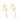 Push Back Stud Earring - Brass - 316 stainless steel stud - 18k Real Gold Plating - 4.4gr - MJ102701 - MinjuanRong