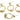 Push Back Stud Earring - Brass  - 316 stainless steel stud - 18k Real Gold Plating - 8.4gr - MJ102695 - MinjuanRong