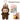 Orjinal POP MART LABUBU 1.0 Monsters - Keychain vinyl doll -Exciting Macaron - Generation 1.0 - minjuanrong.com.tr